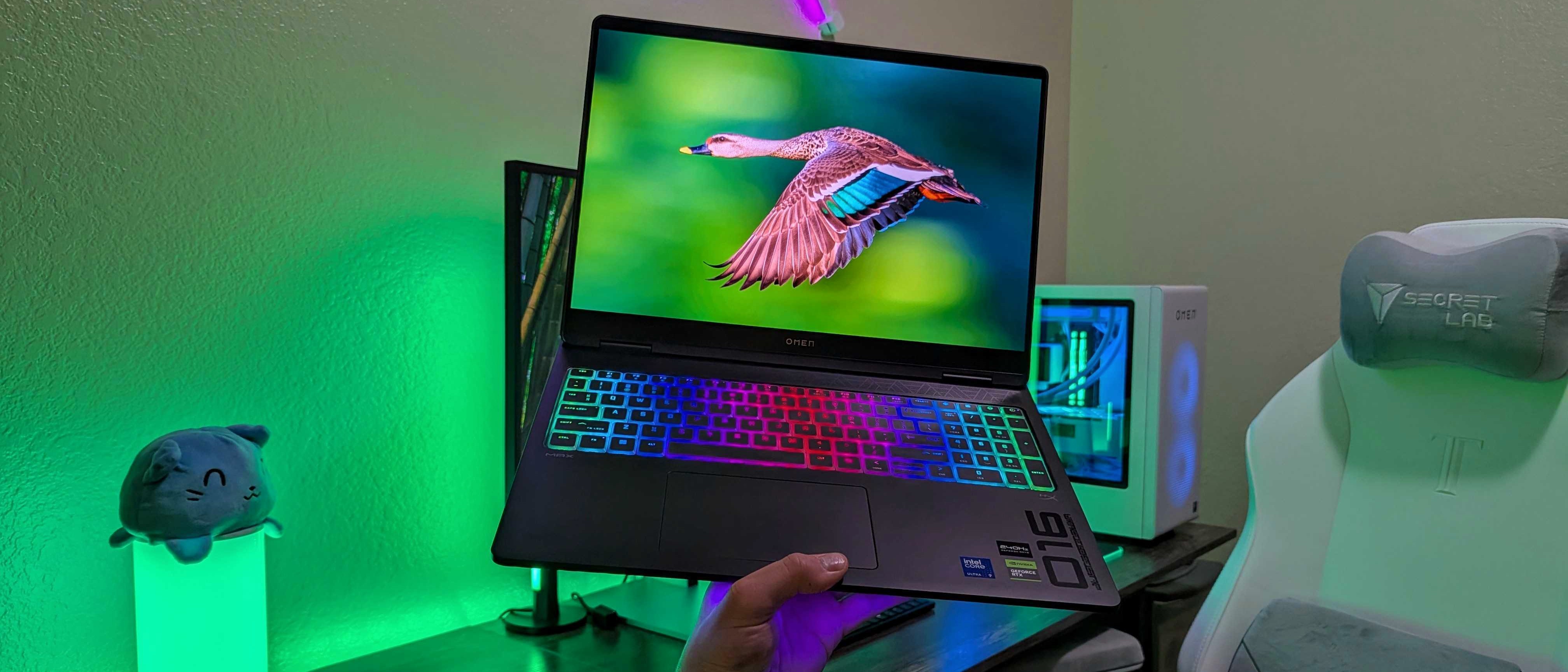 Image of the HP OMEN MAX 16 (2025) gaming laptop.