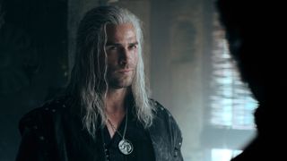 Geralt (Liam Hemsworth) in a scene from "The Witcher" season 4 on Netflix
