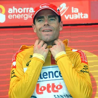Cadel Evans, Vuelta a Espana 2009, stage eight