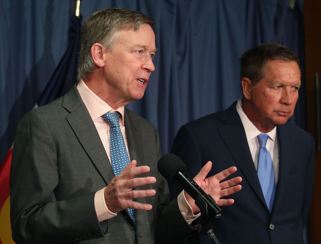 John Hickenlooper and John Kasich.