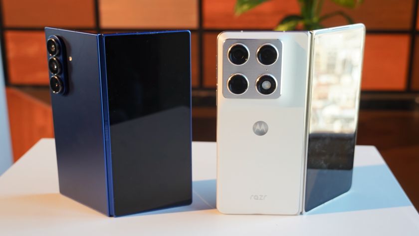 Hands-on with the Motorola Razr Fold alongside the Samsung Galaxy Z Fold 7 at MWC 2026.