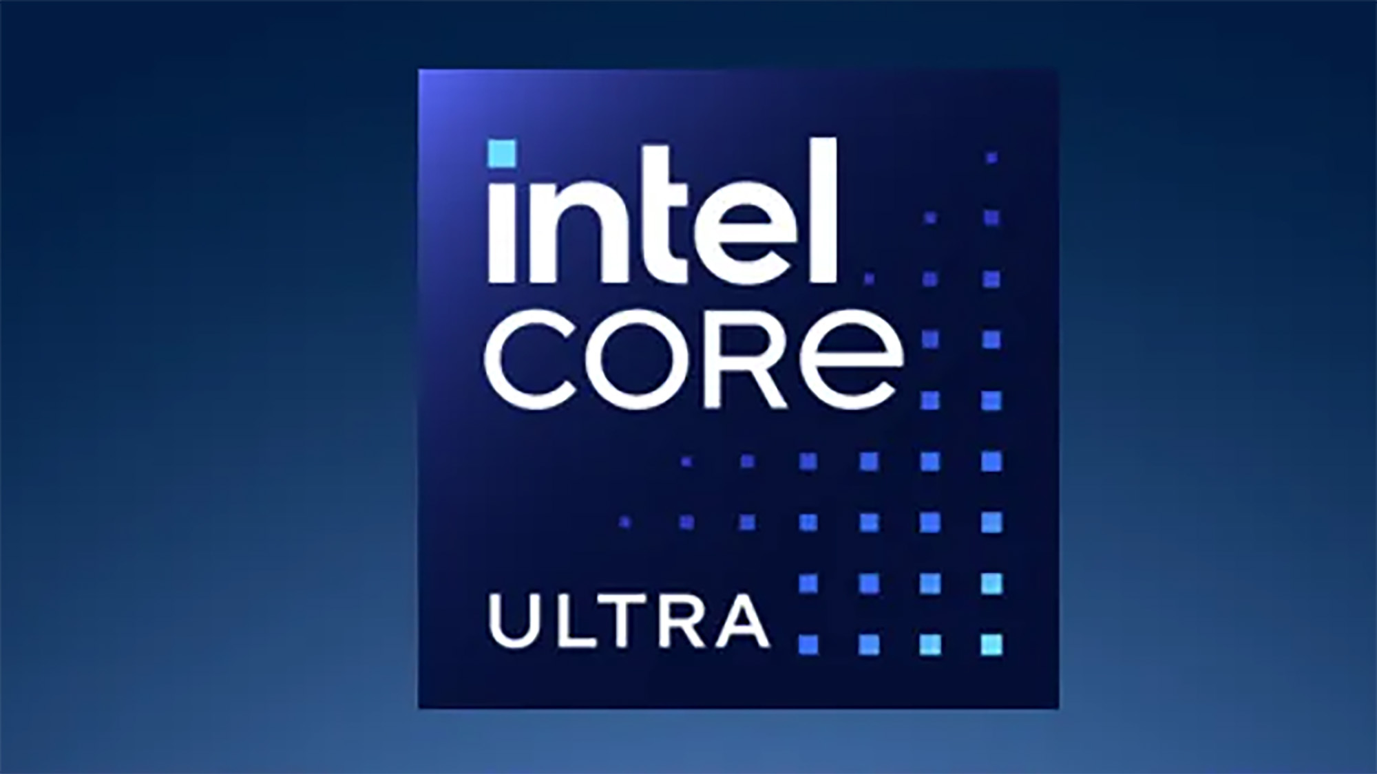 The new Intel Core Ultra logo