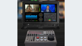 Monwall Instant Replay with a console and a screen.