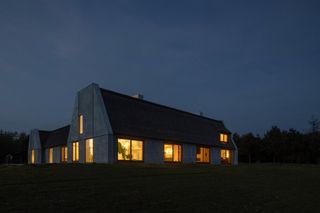 Danish farmhouse night