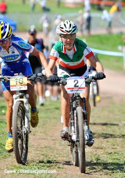 Eva Lechner (Colnago Arreghini Sudtirol) had multiple mechanicals.