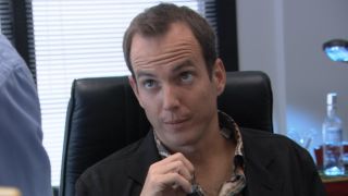 Will Arnett as Gob Bluth on Arrested Development.