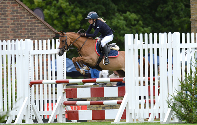 Rosie Collins riding Bradmore Mystique, winner of the Winter 128cm Championship