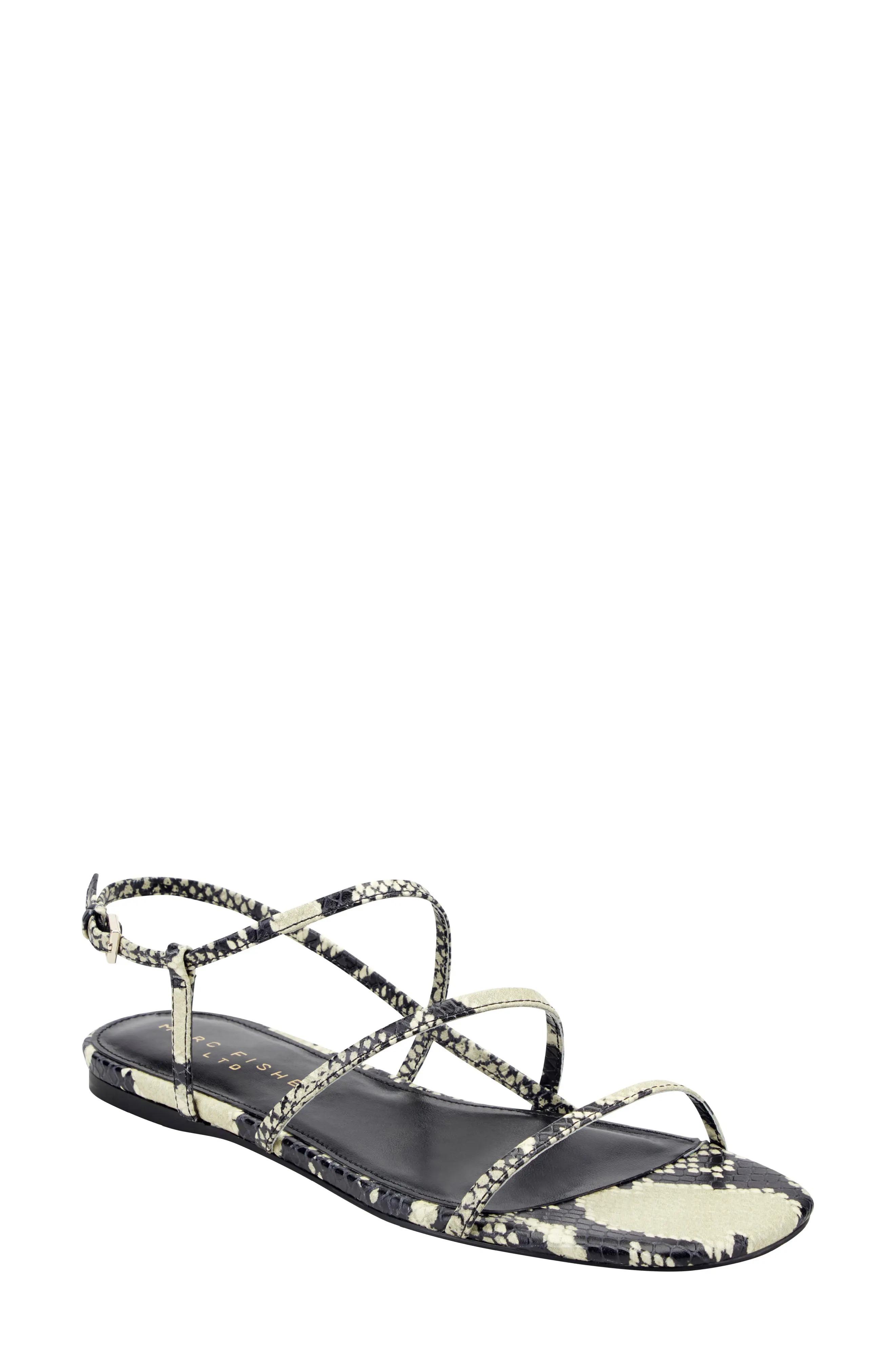 snakeskin sandals