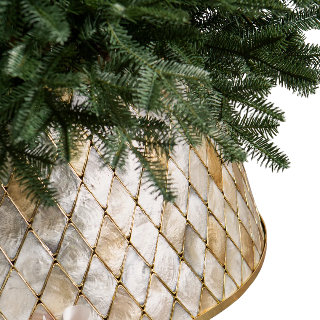 Balsam Hill, Capiz Christmas Tree Collar