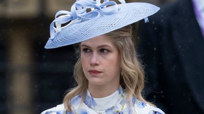 The sign Lady Louise Windsor didn't feel left out explained. Seen here is Lady Louise at Westminster Abbey during the Coronation of King Charles III and Queen Camilla