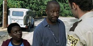 Morgan with Duane on The Walking Dead episode 1