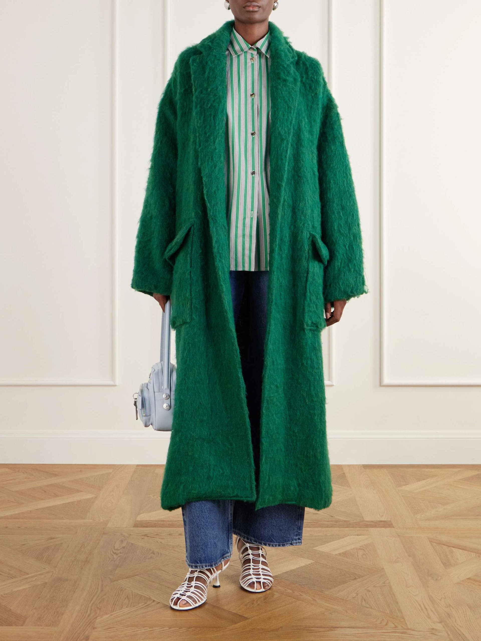 The Blanket Brushed Woven Coat