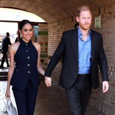 The Duke and Duchess of Sussex on their tour of Columbia in 2024