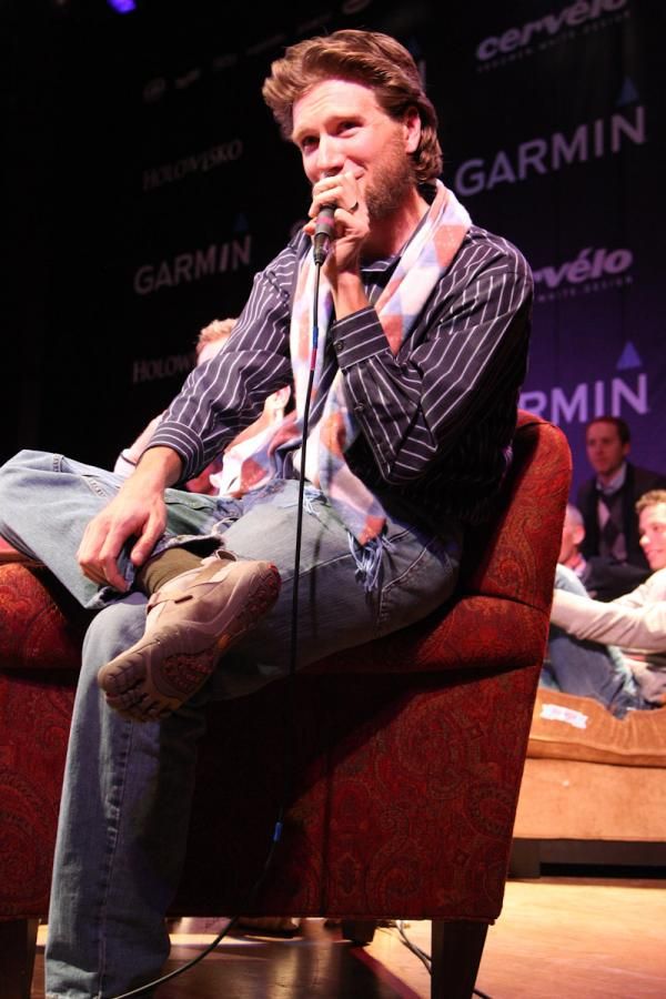 Dave Zabriskie holding court