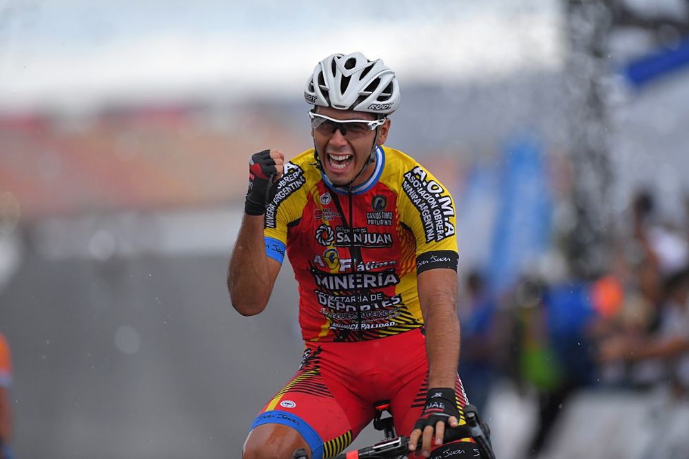 Germ&aacute;n Tivani (Agrupacion Virgen De Fatima) wins stage 6 at Vuelta a San Juan