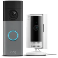 Ring Battery Video Doorbell + Ring Indoor Camera