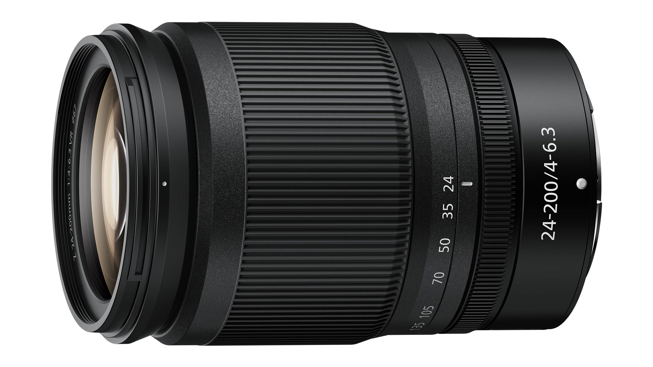 NIKKOR Z 24-200mm f/4-6.3 VR on a white background