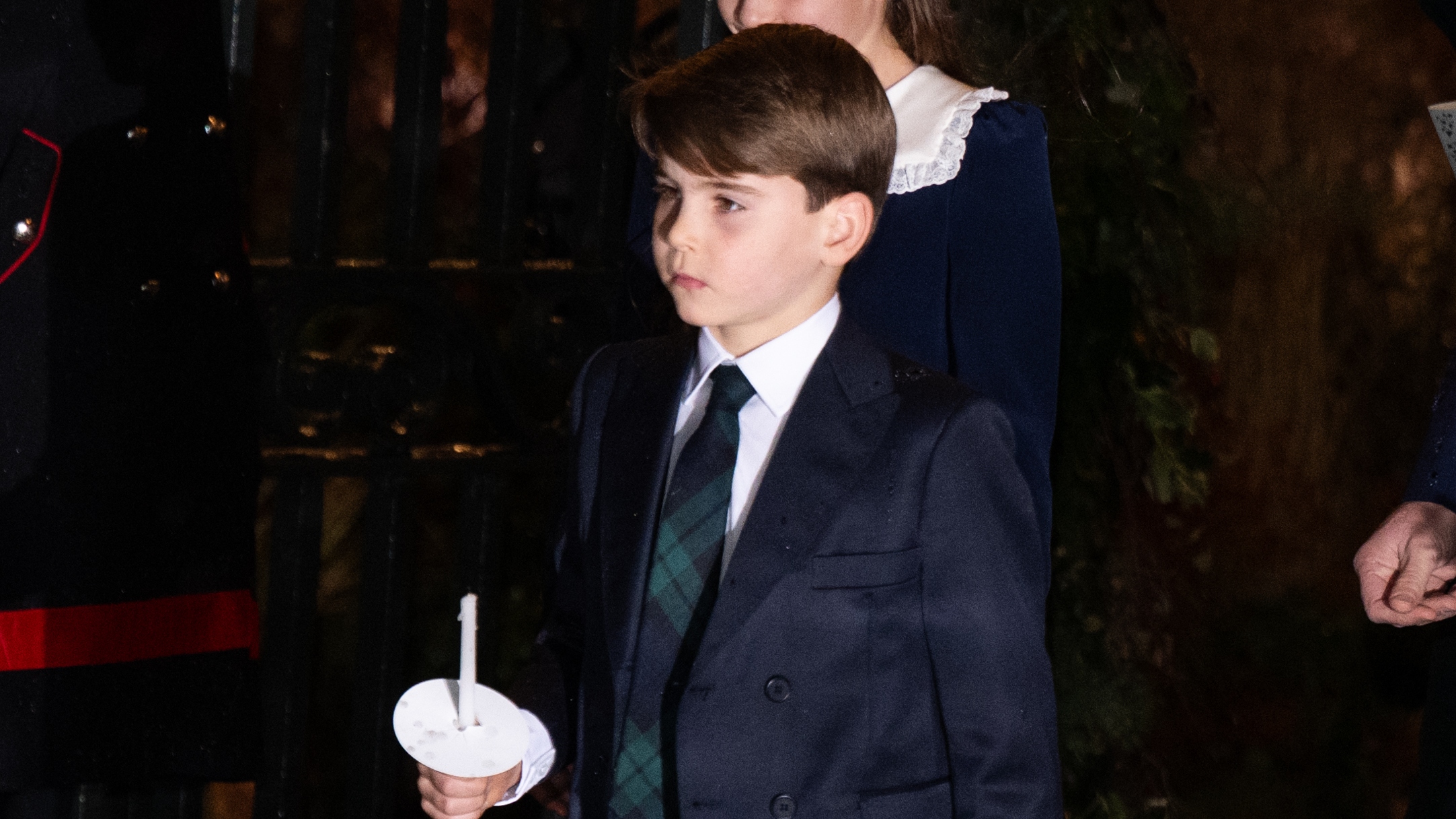 Prince Louis of Wales attends the 'Together At Christmas' Carol Service at Westminster Abbey on December 05, 2025