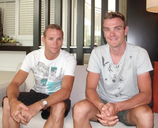 Team-mates Jonathan Cantwell and David Kemp are looking forward to riding in the UniSA squad at Tour Down Under.
