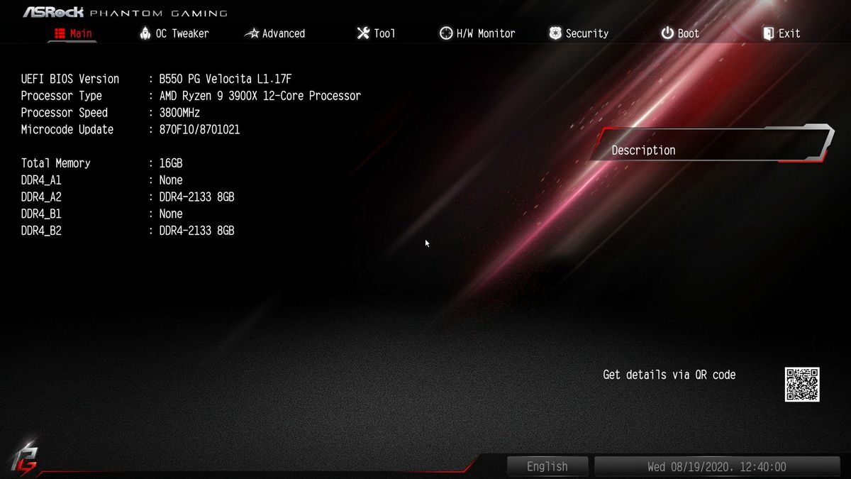 ASRock B550 PG Velocita