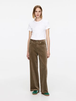 Wide Corduroy Trousers