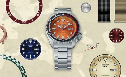 Seiko watches: competition design celebrating Seiko 5 Sports watch