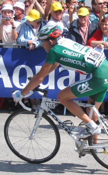 Patrice Halgand lost the sprint for second.