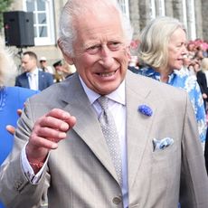 King Charles wears friendship bracelet