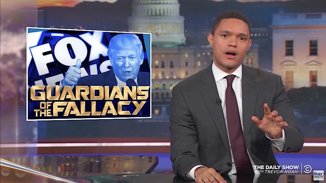 Trevor Noah looks at Fox News