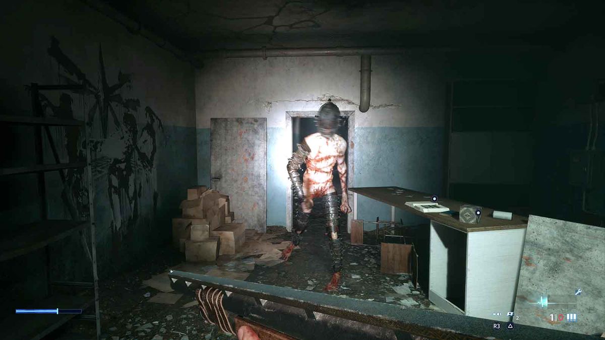 Screens from a horror game