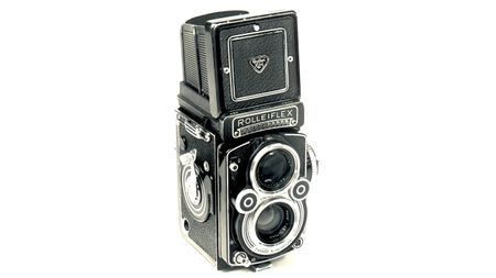 Rolleiflex 3.5F 6x6 twin lens reflex (TLR)