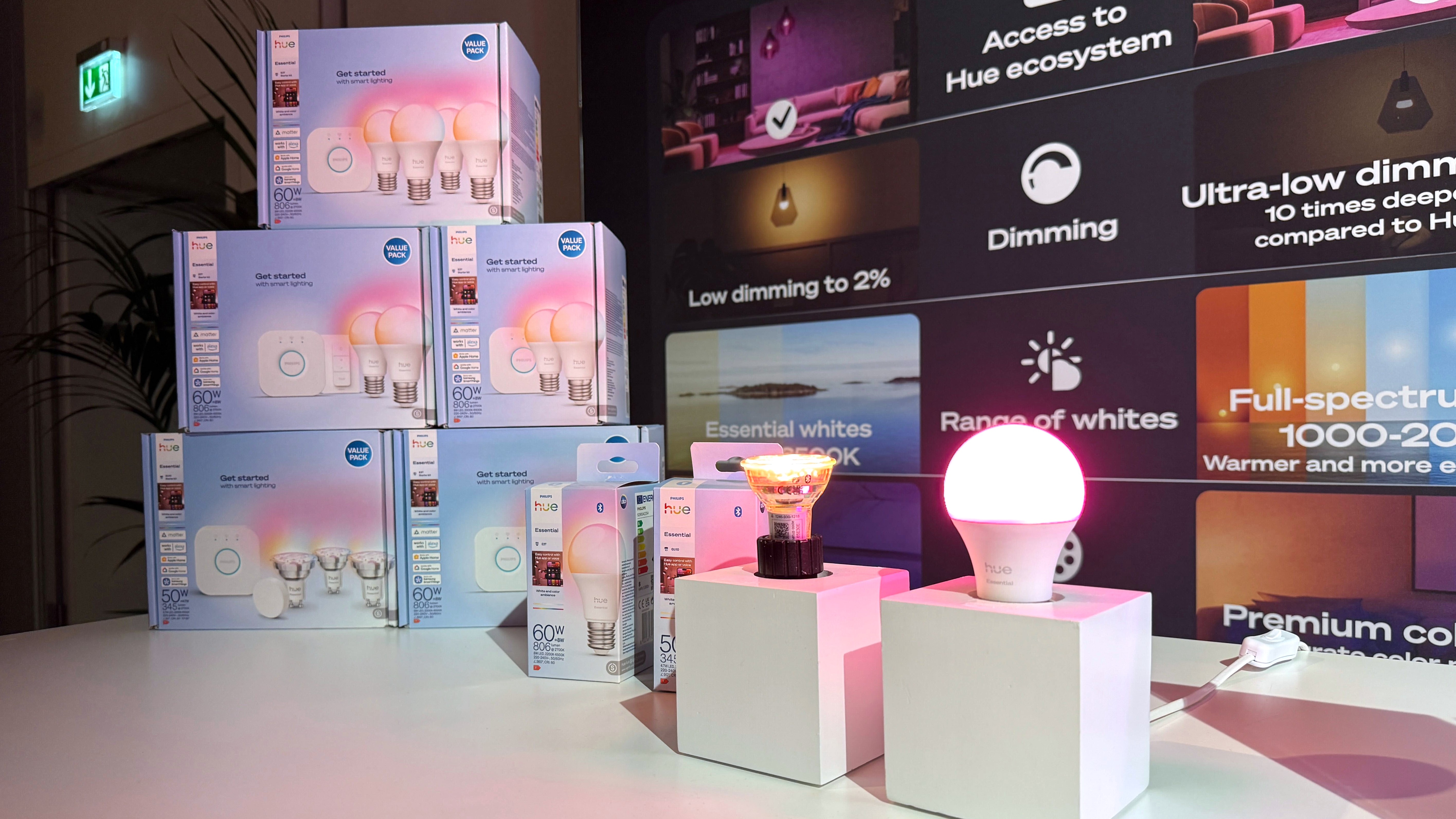 Philips Hue Essential bulbs and packages