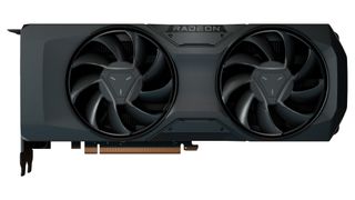 A graphics card against a white background
