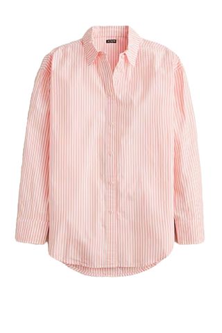 Étienne Oversized Shirt in Striped Cotton Poplin