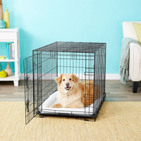 Frisco Fold &amp; Carry Single Door Collapsible Wire Dog Crate~ | RRP: $27.21 | Now: $23.63 | Save: $11.65 (20% discount applied at checkout) at Chewy