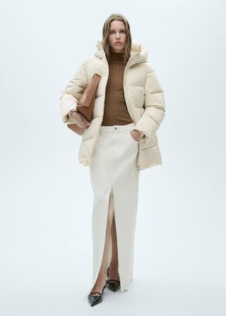 Hood Quilted Coat - Women | Mango United Kingdom