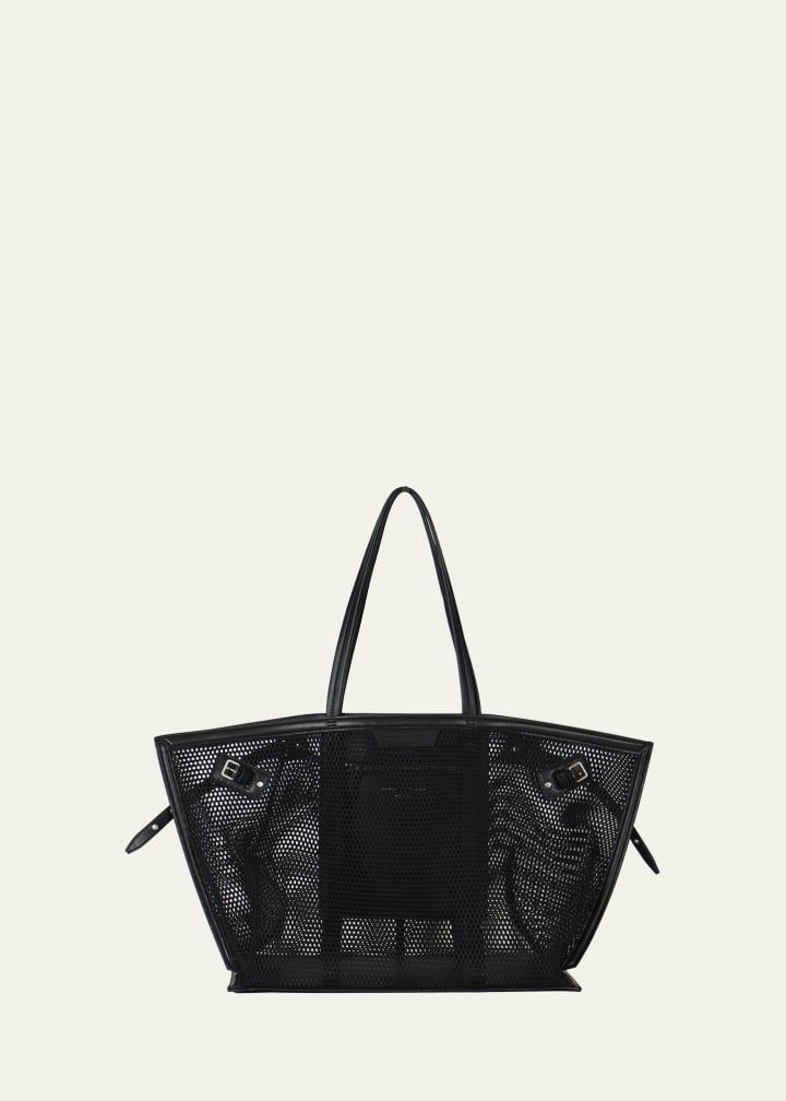 Days Buckle Mesh Tote Bag