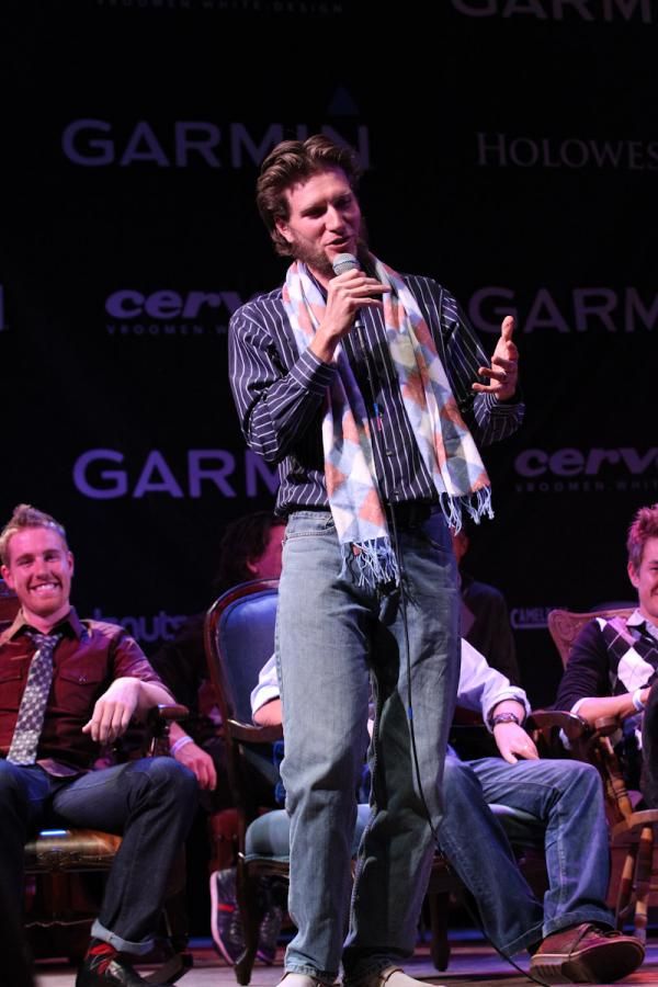 David Zabriskie performed for the crowd