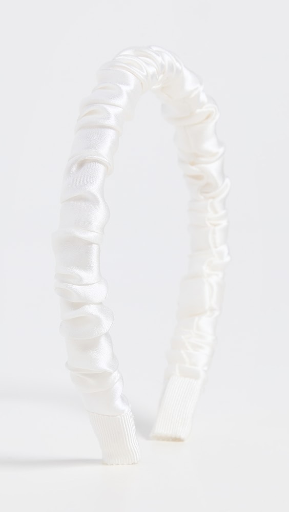 Jennifer Behr Rory Headband in Silk Satin