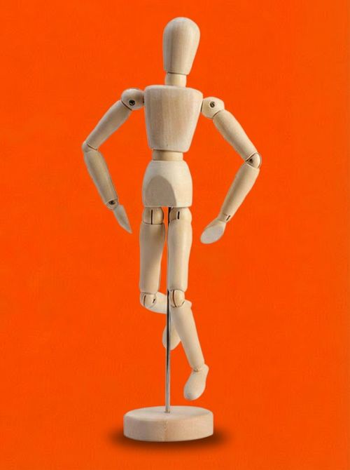 Movable Wooden Manikin Sketch Drawing Model