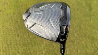 Photo of the TaylorMade Qi35 Max Driver sole