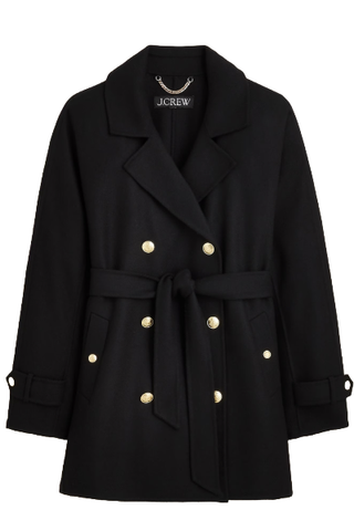 J.Crew Trench Coat in Double-Faced Wool (Was $368) 