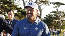 Bryson DeChambeau attends the Walker Cup in 2025