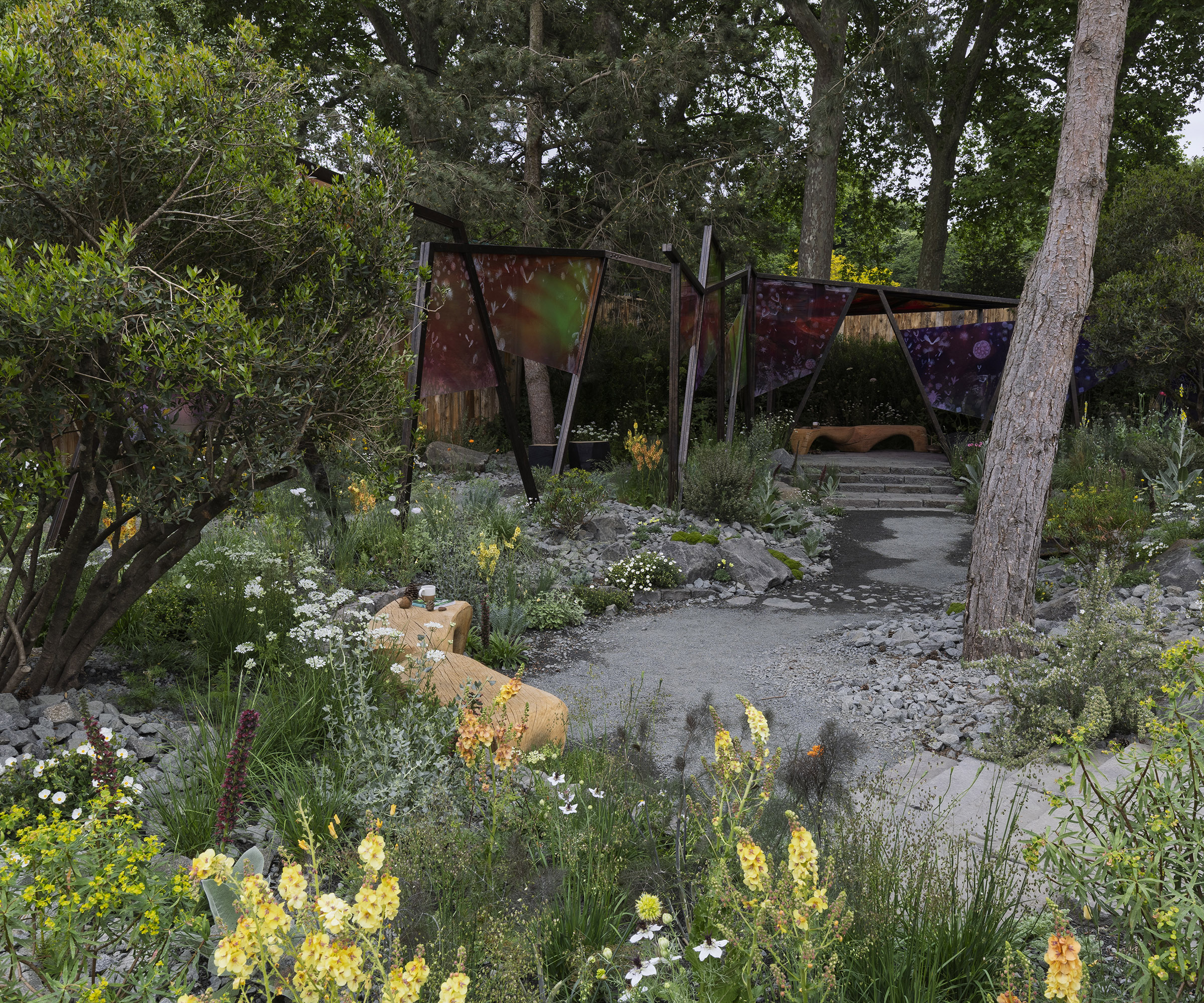 The King’s Trust Garden: Seeding Success. Designed by Joe Perkins. Show Garden. RHS Chelsea Flower Show 2025