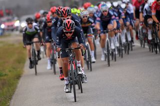 LA CALMETTE FRANCE FEBRUARY 04 Egan Arley Bernal Gomez of Colombia and Team INEOS Grenadiers during the 51st toile de Bessges Tour du Gard 2021 Stage 2 a 154km stage from SaintGenis to La Calmette EDB2020 on February 04 2021 in La Calmette France Photo by Luc ClaessenGetty Images