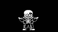 The character Sans, of Undertale fame.