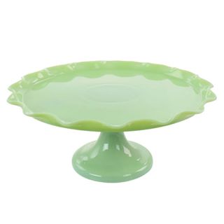 Martha Stewart Jadeite Glass Cake Stand