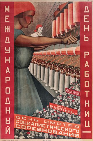 International Working Women’s Day, 1930, by Valentina Kulagina
