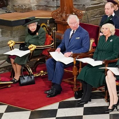 Queen Elizabeth at Prince Philip memorial