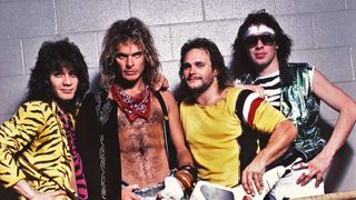 Van Halen backstage